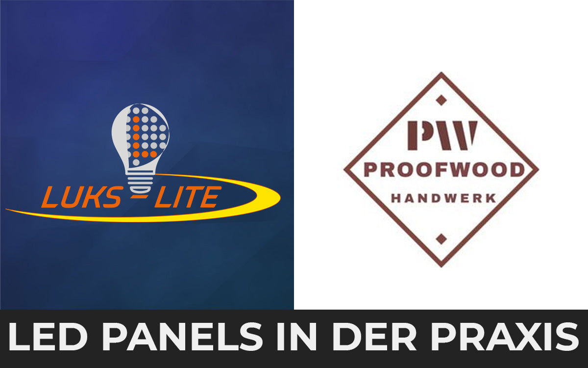 LED Beleuchtung ohne Schatten - Proof Wood