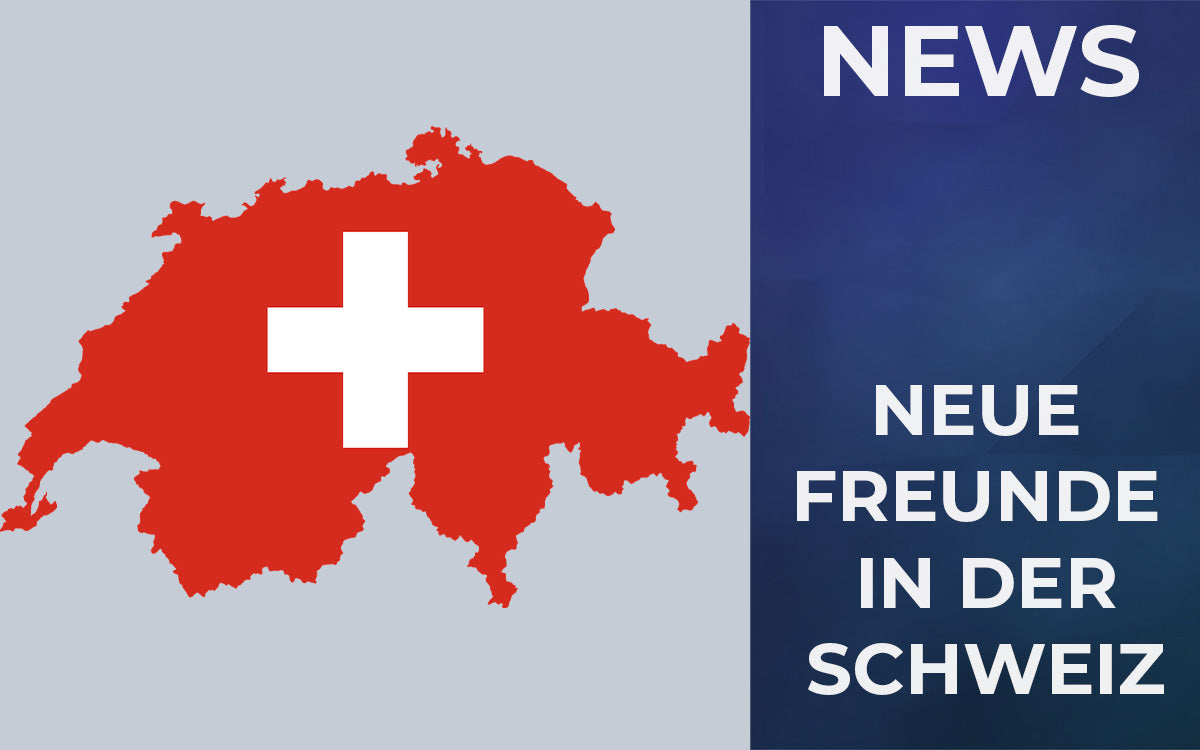 Neue Freunde in der Schweiz