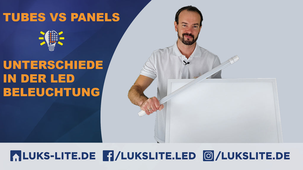 Was ist der Unterschied zwischen LED-Röhren und LED-Panels?