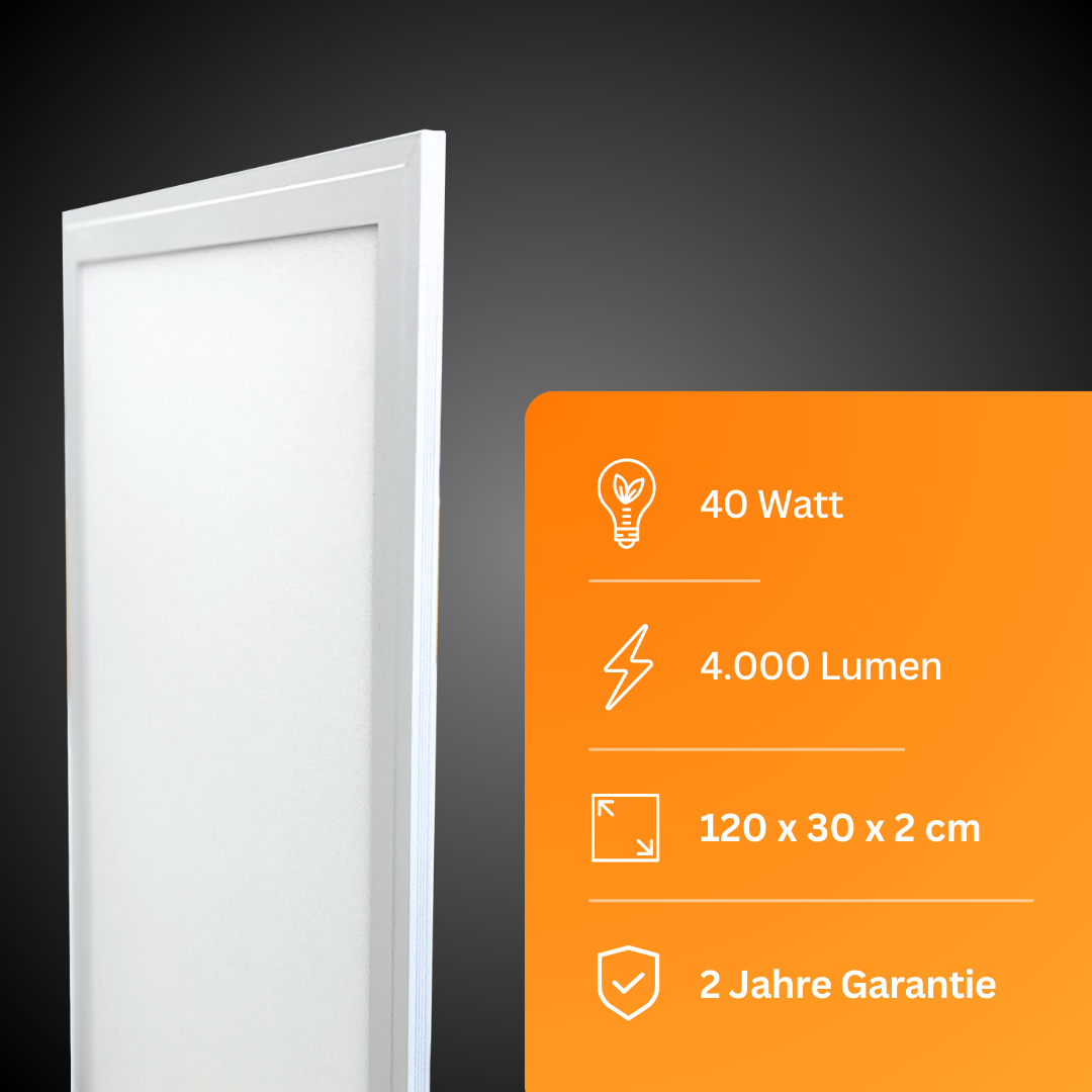 LED Panel 120x30cm | neutralweiß