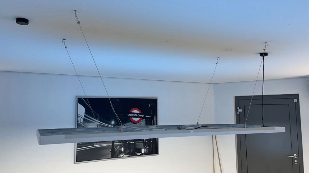 SmartHome LED Panel 62x62cm | Sprach- und Appsteuerung (Seilabhängung)