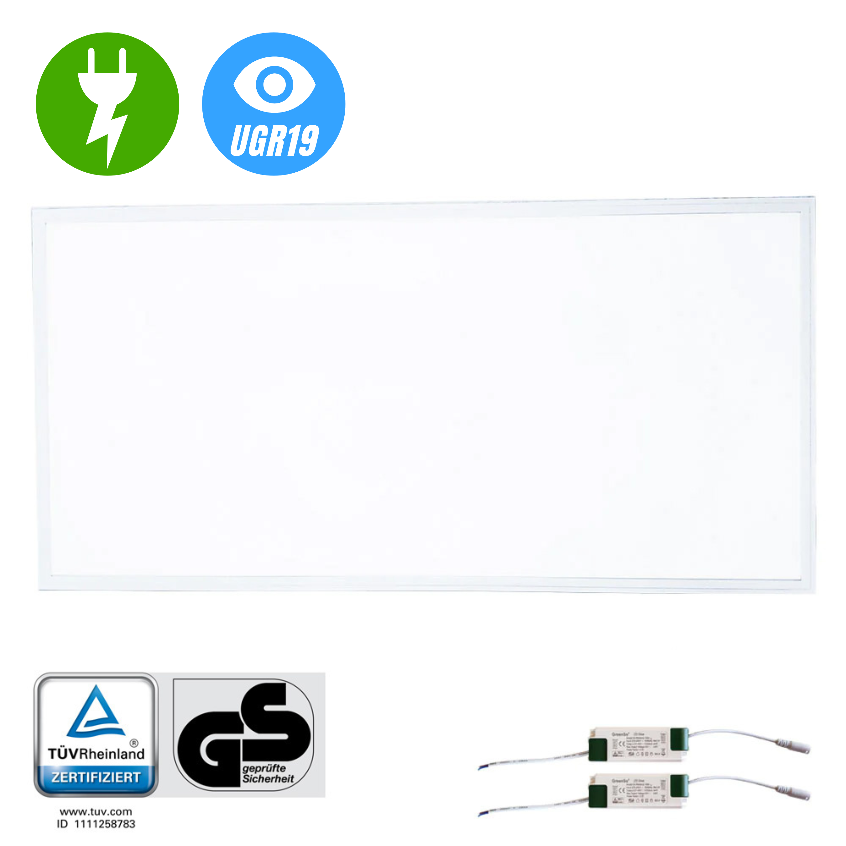 PREMIUM UGR 19 LED Panel 120x60cm | neutralweiß