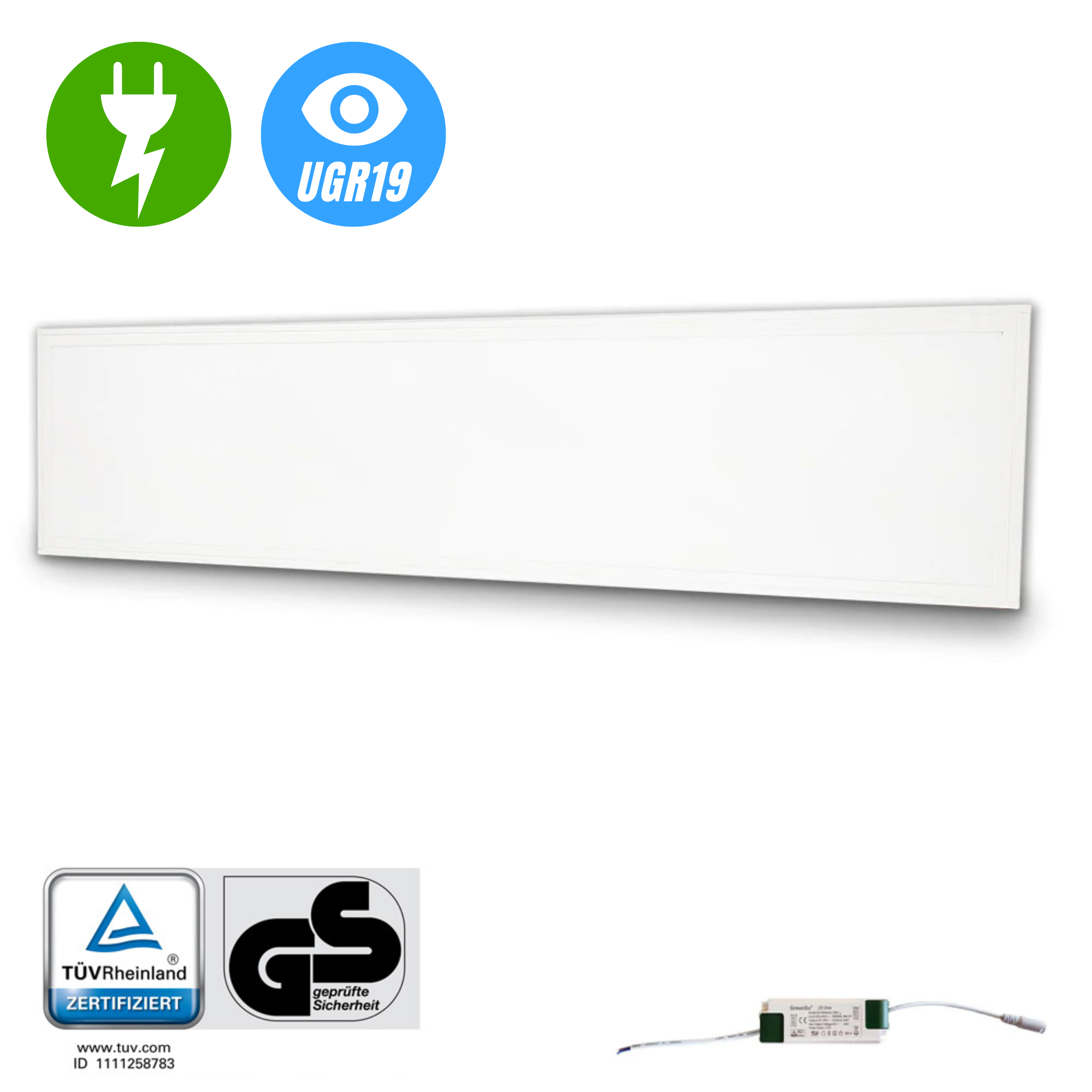 PREMIUM UGR 19 LED Panel 120x30cm | neutralweiß