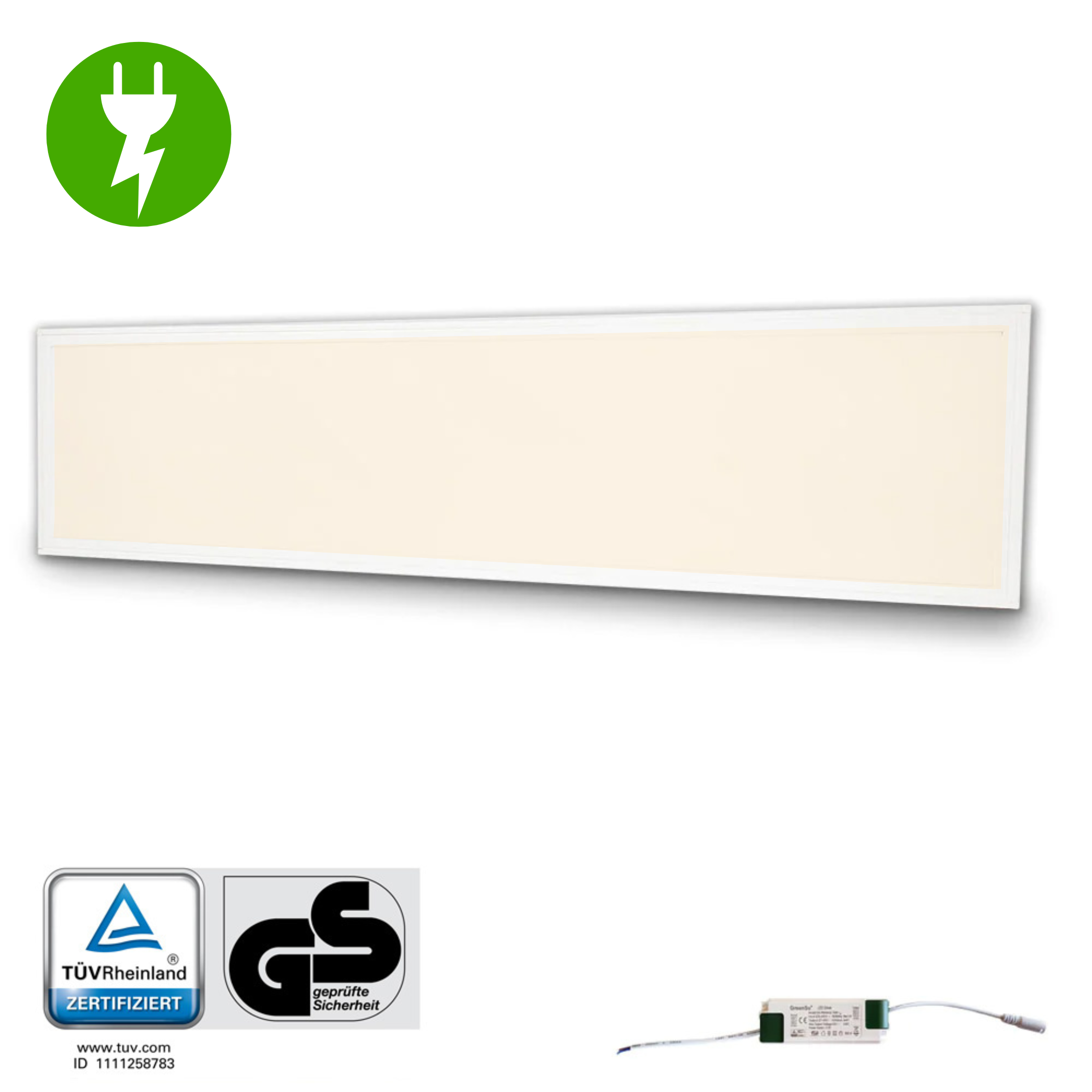 PREMIUM LED Panel 120x30cm | warmweiß