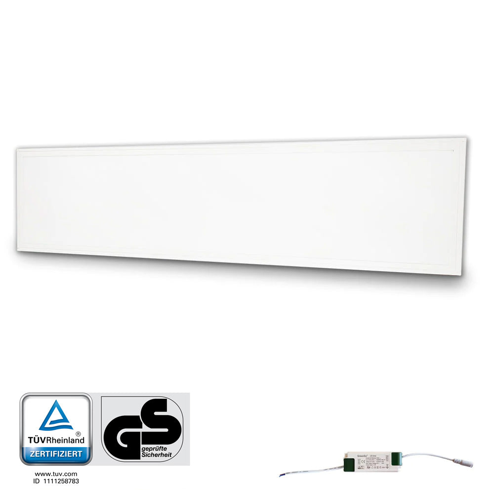 PREMIUM LED PANEL 120x30cm | neutralweiß (Seilabhängung)