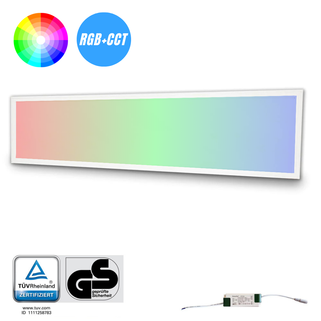 PREMIUM RGB+CCT LED Panel 120x30cm | volles Farbspektrum